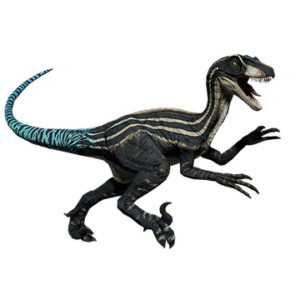 Rare Blue-Tailed Raptor