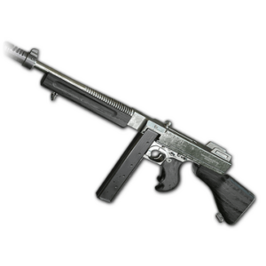 Silver Plate - Tommy Gun