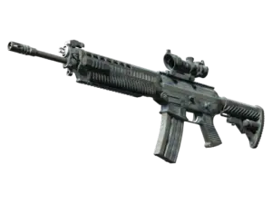 SG 553 | Wave Spray ( Battle-Scarred)